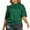 Green, variant on cfhntfmh Plus Size Summer Tops for Women Cold Shoulder Short Sleeve Ruched Basic Blouses Basic Tee Tops Oversized Outfit