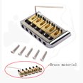 thumbnail image 4 of Advancent Puente de guitarra Fijo Cola dura Instalación práctica y robusta Sillín de metal Equipo musical decorativo Pieza reemplazada Tablero Accesorios para instrumentos musicales, 4 of 6