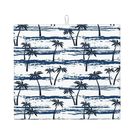 

Matuu Retro Coconut Tree for Dish Drying Mat for Kitchen Counter for Kitchen and Dining Kitchen Counter Accessories 16 x18