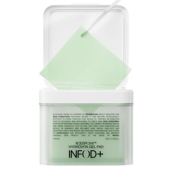 Pads tónico INFOD+ Hydrogel 70 unidades minimizadores de poros
