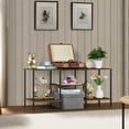 thumbnail image 6 of 50 inch TV Console Table, Rustic TV Stand with Storage, Entertainment Center Stand with Open Storage Shelves, TV Stand for Living Room, Bedroom, 6 of 6