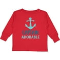 thumbnail image 3 of Inktastic Captain Adorable, Boat Anchor, Sailor, Sailing Boys Long Sleeve Toddler T-Shirt, 3 of 5