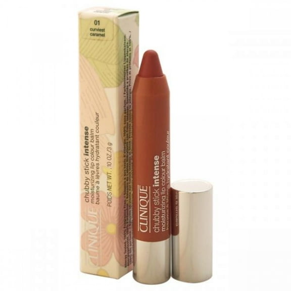 Chubby Stick Intense Moisturizing Lip Colour Balm - # 01 Curviest Caramel by Clinique for Women - 0.1 oz Lipstick