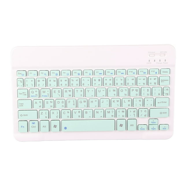Ultra Slim Keyboard for Tablet, 10inch Ultra Thin Keycaps Typewriter, Lightweight Compact Keyboard for Tablet Smart Phone Laptop