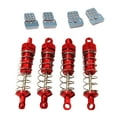 thumbnail image 2 of RC Metal Hydraulic Pressure Spring Shock Absorber Upgrade Parts for A949 A959 A969 WPL C14 C24 C44 D90 D91 MN45 - Red and Extender, 2 of 8