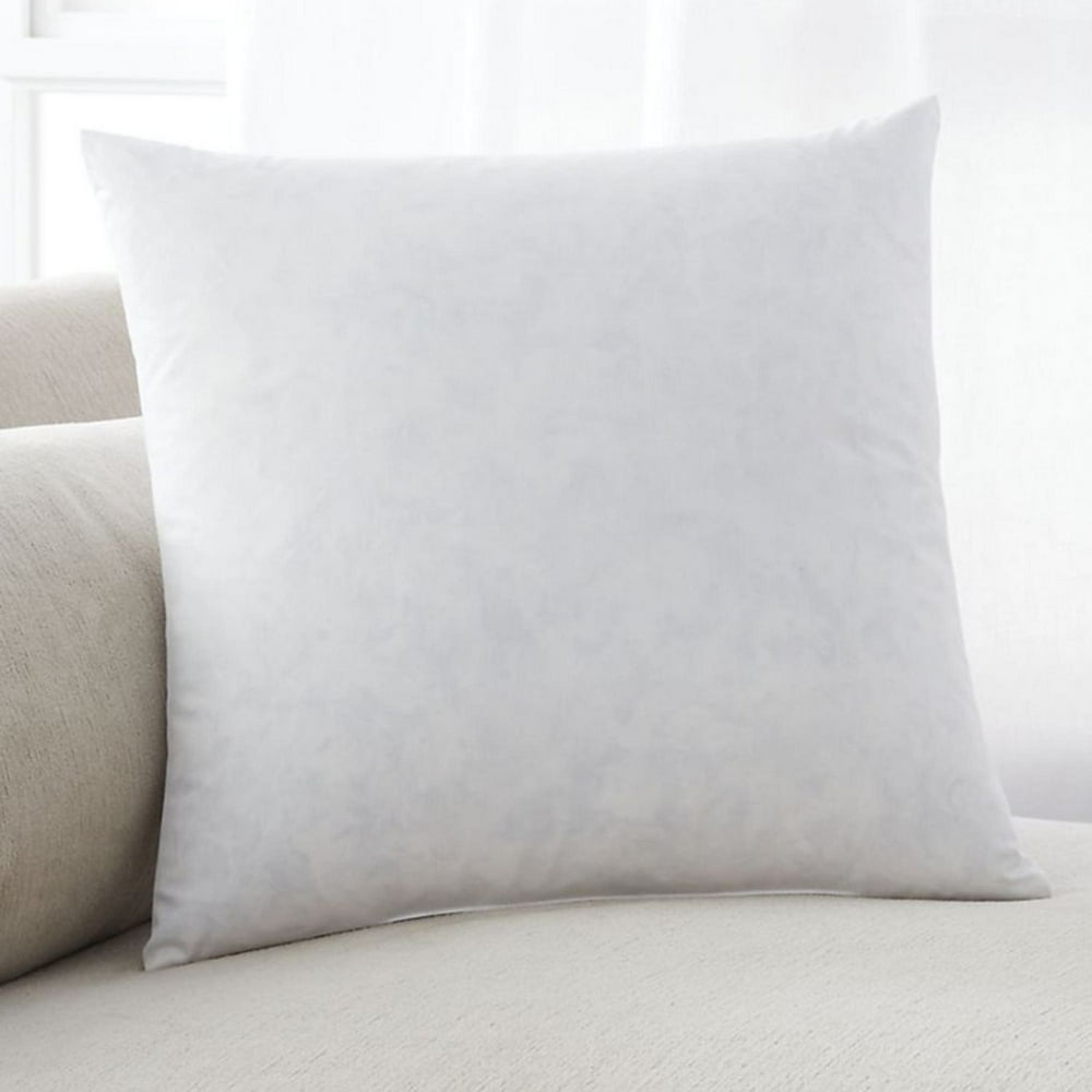 Millano Feather Filled 100 Cotton Pillow Insert 16" x 16" Walmart
