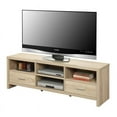thumbnail image 2 of Pemberly Row Easy Assembly 60" TV Stand Entertainment Console in Weathered White, 2 of 3