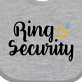 thumbnail image 4 of Inktastic Ringbearer Ring Security Boys Baby Bib, 4 of 4