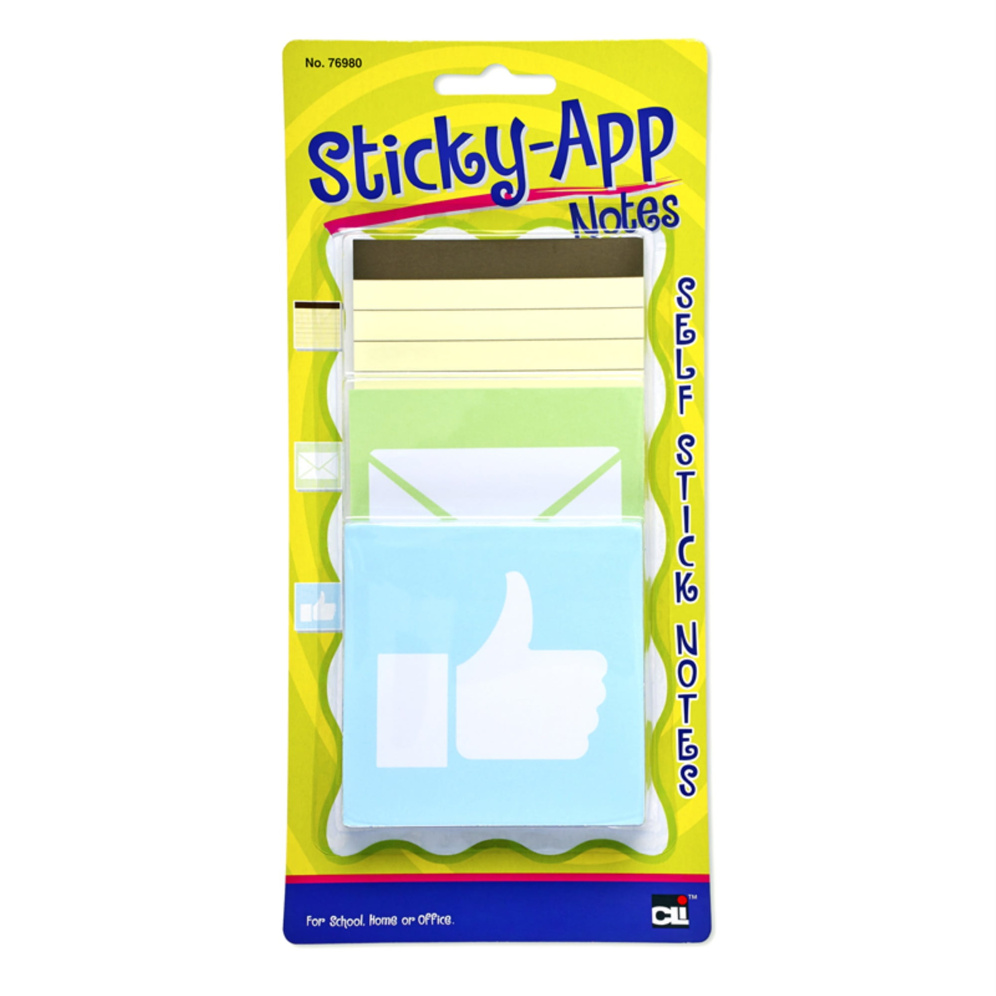 Sticky APP Notes 3 Pads in Assorted Pastel Color