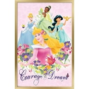 Disney Princess - Courage and Dream Wall Poster, 14.725" x 22.375", Framed