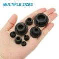 thumbnail image 4 of Uxcell Silicone T-hole Stoppers, Soft Flexible Silicone Hole Plug End Cover Caps for 6.3-7.05mmHole, Black 6 Pack, 4 of 6