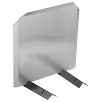 Homesaver  Radiant Fireback  Stainless  18 Inch w X 16h Inch   14-ga. 304-alloy