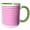 Green/White, variant on 3drose, Hot Pink and White Gingham Pattern Girly Rustic Country Kitchen Cute Cottage Checked Dining Theme, 11oz Two-tone Green Mug