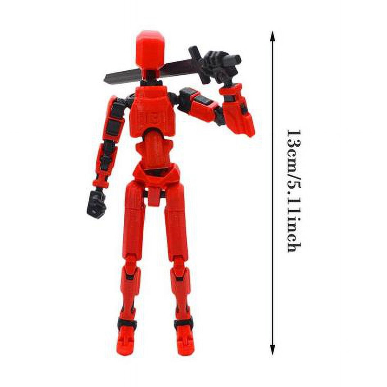Wangchuanyunzhi T13 Action Figure 3d Printed Multi Jointed Movable 13 Articulated Robot Dummy Action Figures Xmas Birthday Gifts For Kids Other