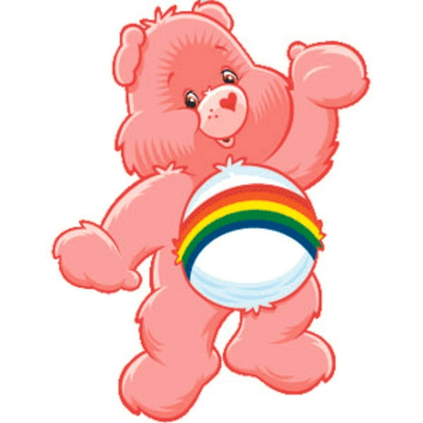 Cheer Bear Care Bear Cartoon Customized Wall Decal - Custom Vinyl Wall