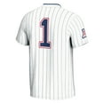 thumbnail image 3 of Unisex GameDay Greats #1 White Arizona Wildcats Lightweight Softball Fashion Jersey, 3 of 4