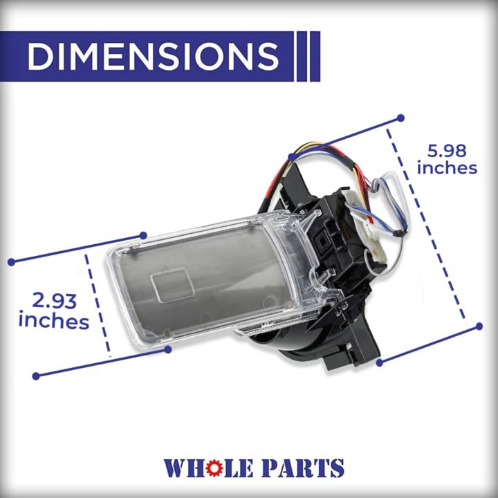 Whole Parts Refrigerator Dispenser Lever Assembly Part# DA97-12628M - Replacement and Compatible with Some Samsung Refrigerators