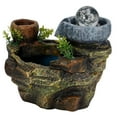 thumbnail image 4 of Desktop Fountain LED Tabletop Fountain DIY Plants Micro Landscape For Office Decoration Easy To Install And Use, 4 of 8