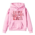 thumbnail image 3 of MEZZALL Girls Boys Hoodie Long Sleeve Soft Sweatshirt Graphic Hoody Kids Cute Pullovers Tops Relaxed Fit Toddler Dailywear, Pink, 4-5Years, 3 of 3