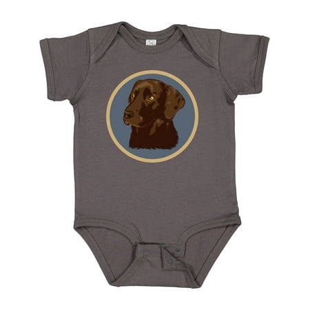 

Inktastic Labrador Retriever Chocolate Lab Dog Gift Baby Boy or Baby Girl Bodysuit