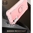 thumbnail image 3 of LG Velvet Case, Heavy Duty Rugged Military Shockproof Case Dual Layer Hybrid PC Silicone Case Builtin Kickstand, 3 of 5