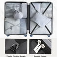 thumbnail image 6 of Blue ABS 3-Piece Spinner Luggage Set with TSA Locks for Secure Air Travel, 6 of 10