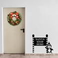 thumbnail image 2 of Vinyl Wall Art Decal - Santa Stop with Penguin Sign - 23" x 26" - Modern Cute Christmas Quote Sticker For Holiday Season Home Bedroom Living Room Work Kids Room School Decor, 2 of 4