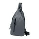 thumbnail image 1 of Bolso de pecho pequeño para hombre, bolso de hombro, puerto de carga USB, bolso deportivo ligero Gris-Poliéster Yuyangstore Bolsos bandolera para hombre, 1 of 4