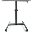 thumbnail image 4 of StarTech.com STSCART2 Mobile Standing Desk Sit-Stand Height Adjustable Rolling Workstation Laptop Cart, 4 of 10