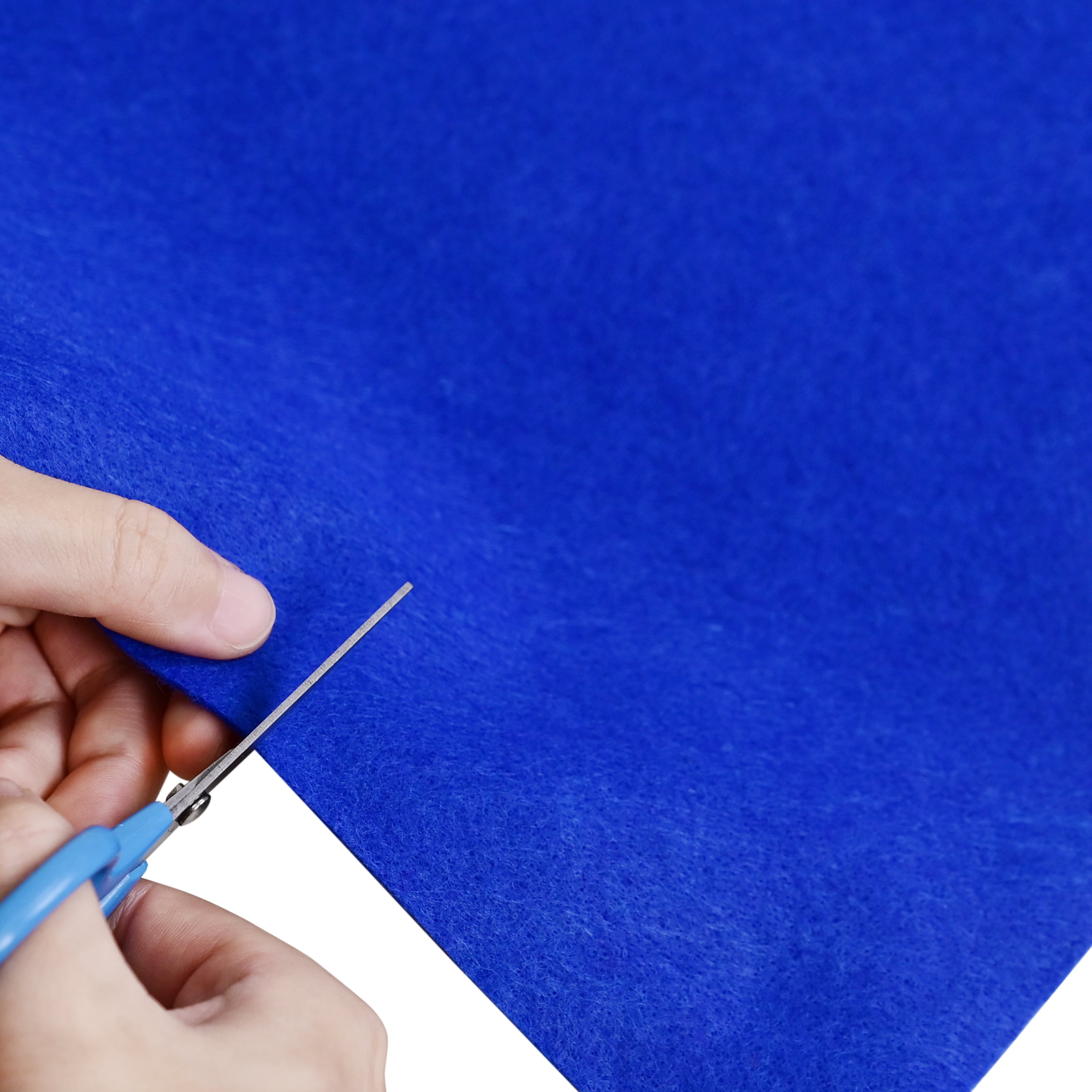 (24 pack) Hello Hobby Blue Felt Craft Sheet, 9" x 12", Soft Fabric