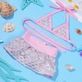 thumbnail image 4 of Perro Bikini Traje de baño Perro Vestido de verano Cachorro Playa Traje de baño Mascota Vestido de verano Adepaton Trajes de Baño, 4 of 5