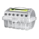 thumbnail image 1 of Caja de almacenamiento para sedal de pesca, caja de carrete de hilo, fácil de usar, con agujeros de silicona, portátil, 1 of 9