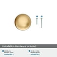 thumbnail image 4 of Amerock Collet 1-1/8 inch (29mm) Diameter Champagne Bronze Cabinet Knob, 4 of 6