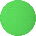 thumbnail image 1 of Ahgly Company Indoor Round Abstract Green Contemporary Area Rugs, 5' Round, 1 of 1