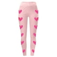 thumbnail image 4 of MKLEKYY Leggings push up para mujer, con estampado floral, de cintura alta, para yoga y fitness, pantalones deportivos de realce 2, 4 of 4