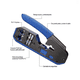 thumbnail image 2 of Pinza Pelacables De Cable Red Rj45 Cat6 Cat5e Cat5 Rj11 Rj12, Negro/azul, 2 of 5