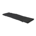 thumbnail image 2 of Decor Therapy 22" x 77" Black Solid Print Rectangle Chaise Lounge Outdoor Seating Cushion, 2 of 3