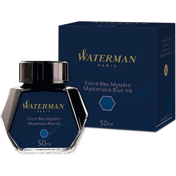 Tinta Waterman Negro Azul (misterious Blue) Waterman Unisex