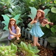 thumbnail image 6 of Glow In The Dark Fairy Plug In Outdoor Garden Miniature Statue Potted Ornament Landscaping 5PCS, 6 of 8