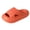 Orange, variant on Fish Mouth Slippers for Children Thick Non-Slip Sole Summer Bath Shoes Boys Girls Quick-Dry Shower Sandals Solid Color Toddler Indoor/Outdoor Comfort Footwear EVA