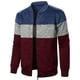 thumbnail image 1 of Suéteres DecSea para hombre, cárdigan, sudadera, sin capucha, con cremallera, cuello alto, ligeros, 1 of 4