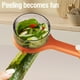thumbnail image 4 of Peeler multifunción estuche acero inoxidable cuchara para frutas y verduras taza peeler almacenamiento, peeler de frutas y verduras, almacenamiento integrado, fácil de limpiar, para cocina,, 4 of 7