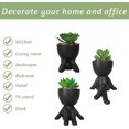 thumbnail image 4 of 3 Plantas Suculentas Artificiales CHAO Macetas Humanoides Creativas, 4 of 5