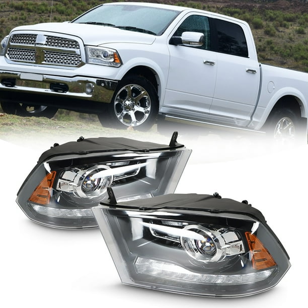 labwork Black Halogen Headlamp Replacement for 20092018 Ram 1500 LED