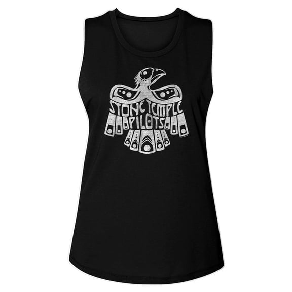 Stone Temple Pilots Eagle Black Ladies Muscle Tank Top T-Shirt