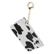 thumbnail image 5 of Cartera de viaje para mujer: Monedero pequeño de PU con estampado animal y llavero. Bolsillo con cremallera para guardar monedas, pasaporte, billetes y varias tarjetas., 5 of 6
