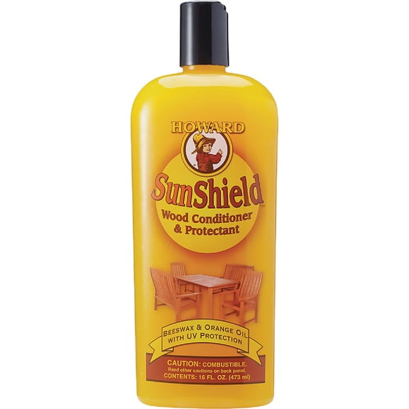 Howard Products Sunshield Wood Conditioner and Protectant - Liquid - 16 oz — Residential Use, Standard Application