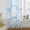 Blue, variant on Tropical Leaves Sheer Curtains 63 Inch Length, Light Filtering Voile Curtain Panel, Modern Boho Botanical Foliage Retro Red Rod Pocket Drapes Window Treatments for Living Room Bedroom 52"x63"