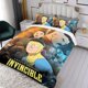 thumbnail image 3 of Invencible Conjunto de sábanas temático, trío de piezas, cómodo y amigable con la piel, diseño único, regalo de decoración para el hogar para familiares, amigos y fans, 90 cm * 190 cm, 3 of 6