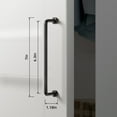 thumbnail image 4 of Goo-Ki 6 Pack 6.3''Hole Center Matte Black Cabinet Handles Closet Classic Ancient Cabinet Pull Hardware for Bedroom, Kitchen, 4 of 9